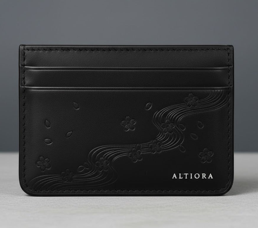 Blossom Wallet - Noir